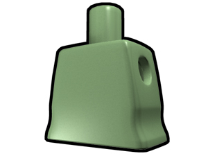 Sand Green Curved Torso
