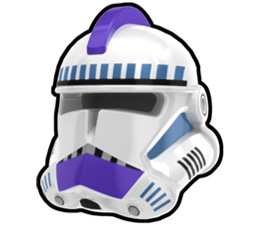 White Commander Mace Helmet