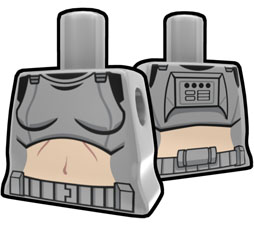 Gray Torso with FemTrooper V2