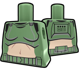 Sand Green Torso with FemTrooper V2