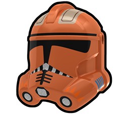 Dark Orange CDY Trooper Helmet