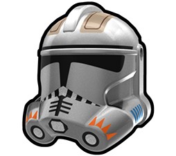 Silver CDY Trooper Helmet