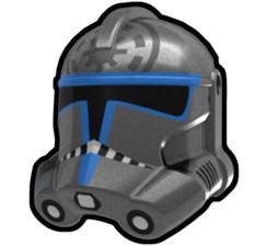 Silver JES Trooper Helmet