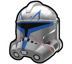 Silver RX Trooper Helmet