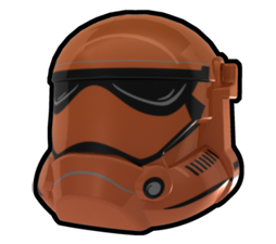 Dark Orange Storm Combat Helmet