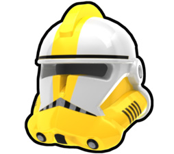 White Commander BY Helmet