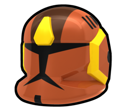 Dark Orange Jet Comm Helmet