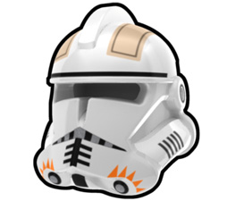 White Commander CDY Helmet