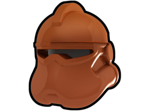 Dark Orange Corps Helmet