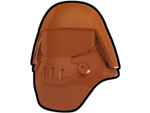 Dark Orange Assault Helmet