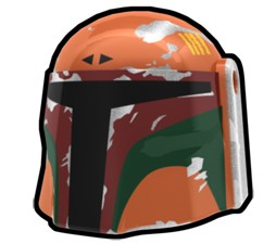 Dark Orange BOB Hunter Helmet