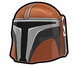Dark Orange Ranger Hunter Helmet