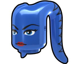 Blue Tentacle Head with Ayl Face