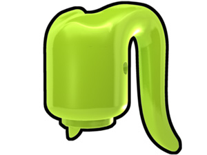 Lime Tentacle Head