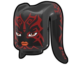 Black Tentacle Head with Talon Face