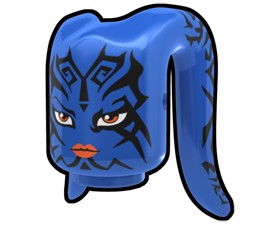 Blue Tentacle Head with Talon Face