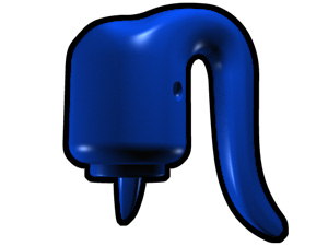 Blue Tentacle Head