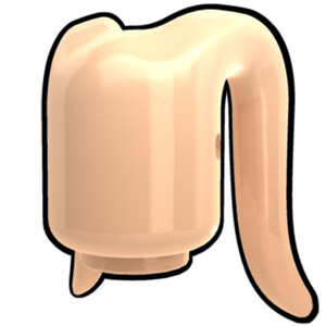 Light Flesh Tentacle Head