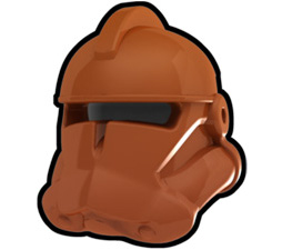 Dark Orange Commander Helmet