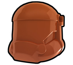 Dark Orange Combat Helmet