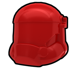 Red Combat Helmet