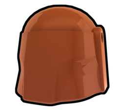 Dark Orange Hunter Helmet