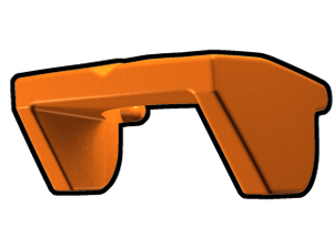 Orange Phase I Sun Visor