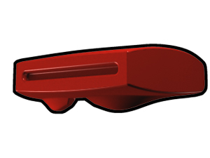 Red Phase II Binocular Visor