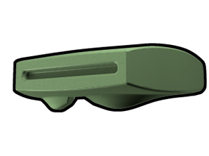 Sand Green Phase II Binocular Visor