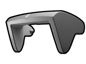 Gray Phase II Sun Visor