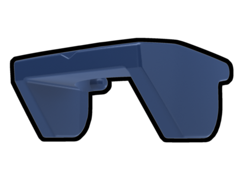 Dark Blue Phase I Sun Visor