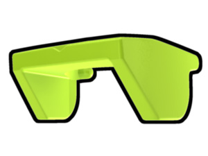 Lime Phase I Sun Visor