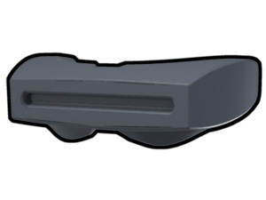 Dark Gray Phase II Binocular Visor