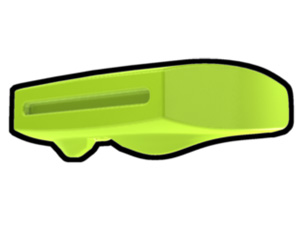 Lime Phase II Binocular Visor