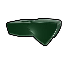 Dark Green One-Sided Pauldron