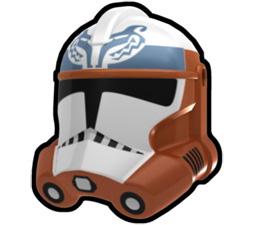 Dark Orange SNK Trooper Helmet 