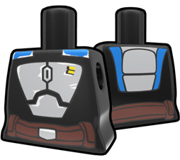 Black Torso with BO2 Suit