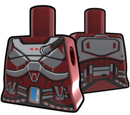 Dark Red Torso with Armor