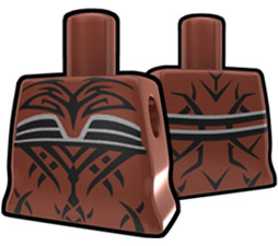 Brown Torso with Evil Tattoo