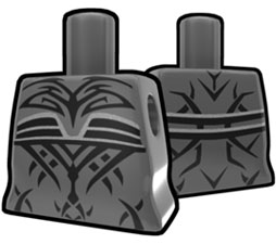 Dark Gray Torso with Evil Tattoo