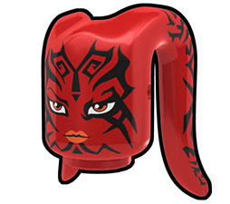 Red Tentacle Head with Talon Face