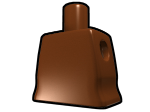 Brown Curved Torso