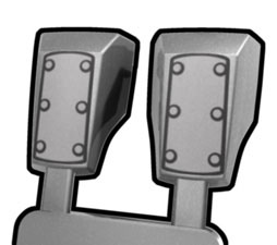 Silver Bolted Gauntlets