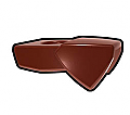 Brown One-Sided Pauldron