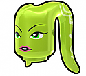 Lime Tentacle Head with Hera Face