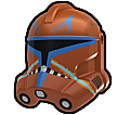 Dark Orange RX Trooper Helmet