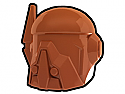 Dark Orange Merc Helmet