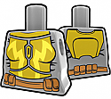 Gray Torso with Yellow Battle Suit