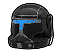 Black Omega Commando Helmet