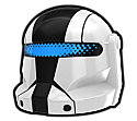 White SKRT Commando Helmet